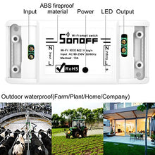 Carica l&#39;immagine nel visualizzatore di Gallery, ANRIS Sonoff Basic WiFi Interruttore 03-Sonoff+Custodia impermeabile IP66 - Ilgrandebazar