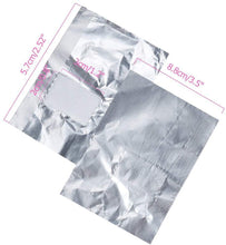 Carica l&#39;immagine nel visualizzatore di Gallery, 200 Compresse Remover Foil Wraps del Rimuovere smalto gel per Unghie,Fogli di Alluminio per Rimuovere lo Smalto,Nail Art Remover Wraps