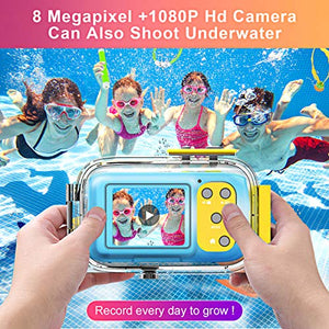 Macchina Fotografica per Bambini Fotocamera Subacquea Full HD 1080P CC09-1