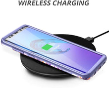 Carica l'immagine nel visualizzatore di Gallery, SURITCH for Samsung S9 Plus Case with Built-in Screen Protector 360 Degree Full Body Protection Cover Bumper Shockproof Non Slip Case for Samsung Galaxy S9 Plus(Purple)