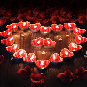 Palloncini a Forma di Cuore, MMTX Lattice e Pompa e Candele Rosa - Ilgrandebazar