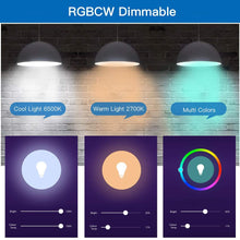 Carica l&#39;immagine nel visualizzatore di Gallery, Lampadina Smart Alexa E27 2 Pack 10W con Bianco Caldo, Freddo, Rgb