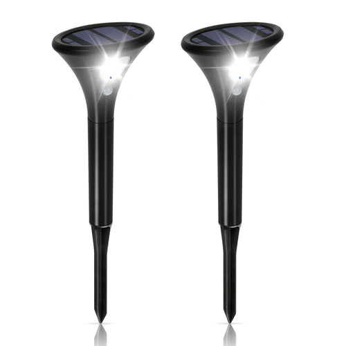 Luce Solare Giardino Led Esterno, Sensore di Movimento [2 Pezzi] Lampade 181 - Ilgrandebazar