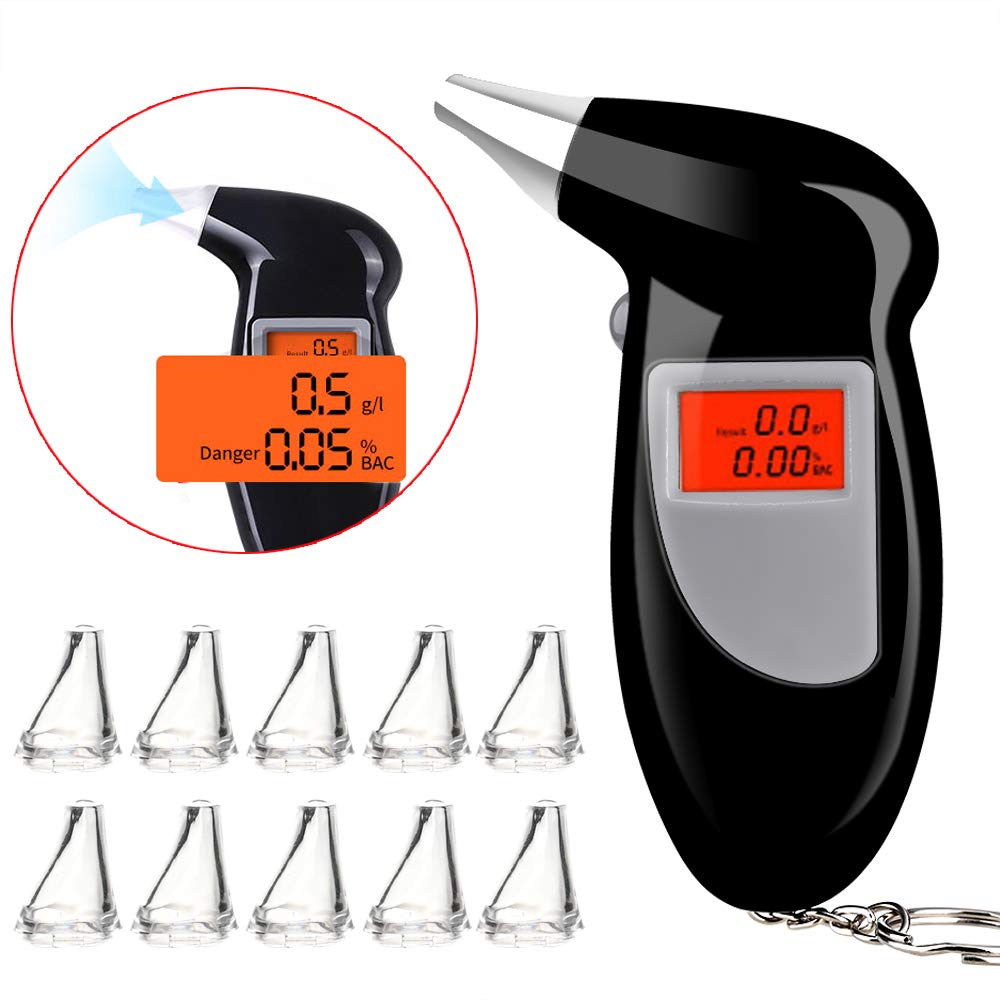 Faburo Etilometro Portatile Digitale, Professionale Alcool Test con Schermo... - Ilgrandebazar