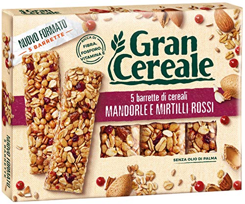 Gran Cereale - Snack Barrette 4 Cereali Mandorle e Mirtilli Rossi - –