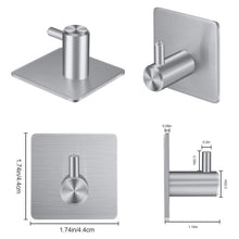 Carica l&#39;immagine nel visualizzatore di Gallery, Yosemy 1*Porta Carta Igienica In Acciaio Inox + 4*Gancio Adesivo... - Ilgrandebazar