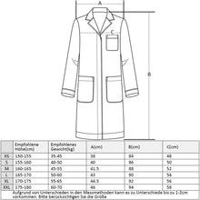Carica l&#39;immagine nel visualizzatore di Gallery, Icertag Camice Bianco da Laboratorio Donna, Medico Cappotto, Camice per Le Donne, Camice Bianco per Le Signore, Adatto per Studente Laboratorio Infermiera Cosplay Abito di Cotone