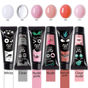 Mobray - Kit di ricostruzione unghie in polygel, 4 pezzi da 15 g SetB - Ilgrandebazar