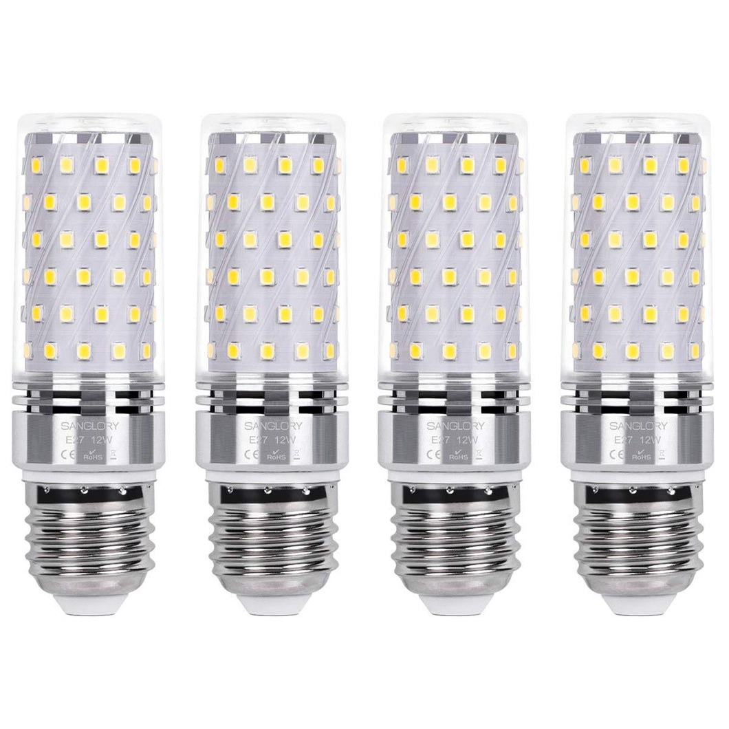 SanGlory Lampadina LED E27 12W Equivalenti a 100W Incandescenza, Fredda