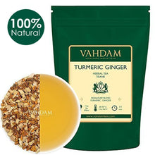 Carica l&#39;immagine nel visualizzatore di Gallery, VAHDAM, Foglia Di Tè Allo Zenzero Curcuma | 200 g (100 Black - Ilgrandebazar