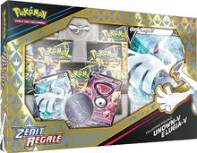 Carica l'immagine nel visualizzatore di Gallery, Pokémon- Collezione Speciale Unown-V e Lugia-V Zenit Regale del GCC (Due Carte promozionali olografiche, Una Carta Gigante e Cinque Buste di espansione), Edizione in Italiano, Colore, 290-60277