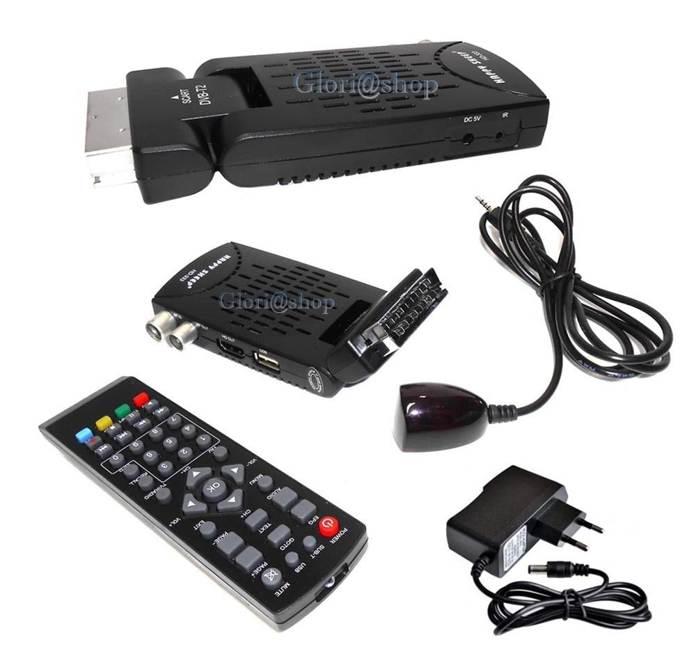 Decoder Digitale Terrestre NORDMENDE HD Mini DVB-T2 Con Uscita HDMI E Presa Scart - Modello SCART26510N
