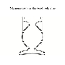 Carica l'immagine nel visualizzatore di Gallery, 25 x Assortimento Wide Base Strumento a Molla di Primavera Terry Clips Heavy... - Ilgrandebazar