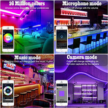Carica l&#39;immagine nel visualizzatore di Gallery, Striscia LED RGB Bluetooth Strisce 5M 150 con Led 5m