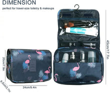 Carica l'immagine nel visualizzatore di Gallery, Beauty Case da Viaggio, YumSur Appeso Toiletry Organizer Travel trousse per donne e uomini - perfetto per viaggio/all'aperto Fenicottero Della Marina
