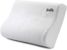 Carica l'immagine nel visualizzatore di Gallery, Guiffly Cuscino in Memory Foam Contorno, Cuscino Cervicale Ortopedico per Supporto Collo, Cuscino Letto Ergonomico per Traversine Laterali e Posteriori(50 x 30cm)