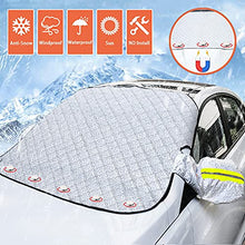 Carica l&#39;immagine nel visualizzatore di Gallery, FINEVERNEK Copri Parabrezza Auto,Copri Parabrezza per Auto Inverno,Telo Parabrezza Antighiaccio, Copri Parabrezza Esterno Antigrandine,Parabrezza Auto Magnetico,Applicabile Tutto L&#39;Anno