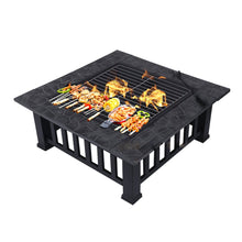 Carica l&#39;immagine nel visualizzatore di Gallery, HENGMEI 3 in 1 Fire Pit 81cm Braciere da giardino o terrazzo Modell A, - Ilgrandebazar