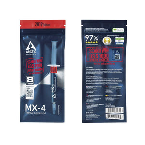 ARCTIC MX-4 (4g) - Pasta termoconduttiva high professionale per CPU e GPU -... - Ilgrandebazar