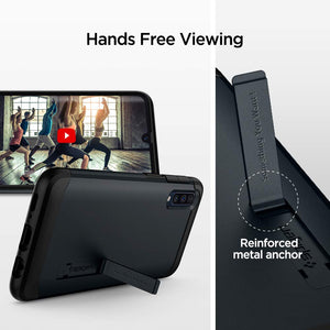 Spigen Slim Armor per Samsung Galaxy A50 Cover, Design Meccanica Metal Slate - Ilgrandebazar