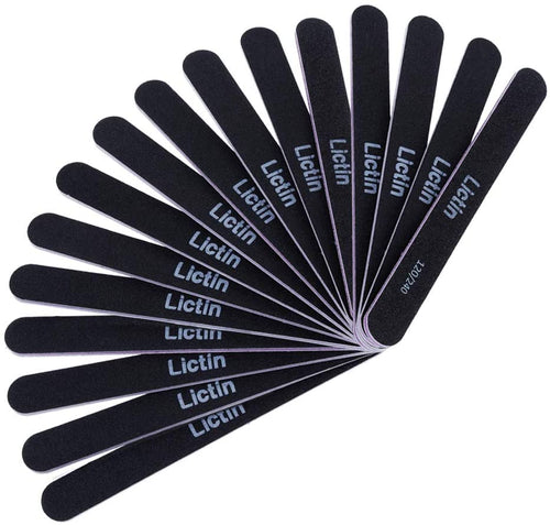 Lictin 16 × Lime Per Unghie Professionali Lavaggio Bilaterale Lavabile (120/240 Grit)