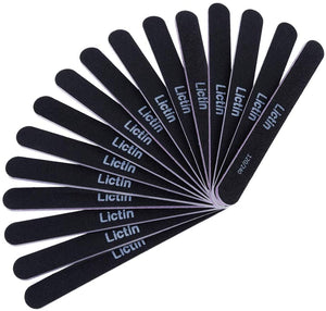Lictin 16 × Lime Per Unghie Professionali Lavaggio Bilaterale Lavabile (120/240 Grit)