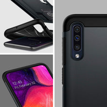 Carica l&#39;immagine nel visualizzatore di Gallery, Spigen Slim Armor per Samsung Galaxy A50 Cover, Design Meccanica Metal Slate - Ilgrandebazar