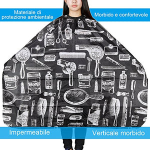Lictin Mantella Parrucchiere Mantellina Parrucchiera - Telo per... - Ilgrandebazar