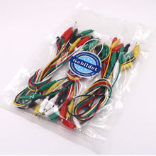 Carica l&#39;immagine nel visualizzatore di Gallery, Gebildet Cavi di prova da 30 pezzi con clip a coccodrillo Cavo prova...