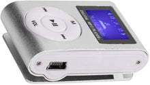 Carica l'immagine nel visualizzatore di Gallery, Mini Lettore Musicale MP3 Hi-Fi Portatile con Suono Senza Perdita con Slot di Memoria e Batteria a Lunga Durata per Esterni, Cuffie Incluse, Supporto Fino a 32 GB, Nero/Bianco(Argento)