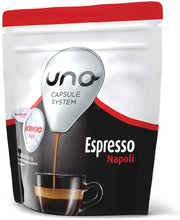 Carica l&#39;immagine nel visualizzatore di Gallery, Kimbo Capsule di Caffè Espresso Napoli, Kimbo UNO System, 6 Pacchi da 16 Capsule (Totale 96 Capsule)