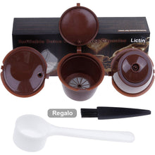 Carica l&#39;immagine nel visualizzatore di Gallery, Lictin Capsule per caffè ricaricabili capsule dolce 3 Pack, Marrone(3 Pezzi) - Ilgrandebazar