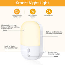 Luce Notturna Bambini da Presa, 2 Pezzi Luce Notte con Spina per Luce Notturna Bambini da Presa, 2 Pezzi Luce Notte con Spina per