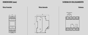 Vemer VP871800 Interruttore Orario Digitale Memo DW e, Grigio Chiaro