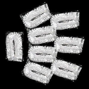 100 cuffie per doccia monouso, grandi, in plastica elastica, uso 44CM - Ilgrandebazar