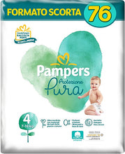 Carica l&#39;immagine nel visualizzatore di Gallery, Pampers Naturello Maxi, 76 Pannolini, Taglia 4 (7-18 kg) Maxi