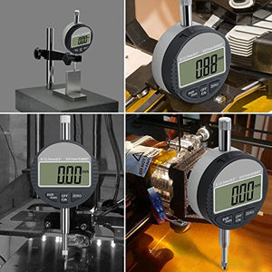 Neoteck DTI LCD Comparatore Centesimale Digitale 0.01/0.0005'' 0.01mm/12.7mm