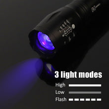 Carica l&#39;immagine nel visualizzatore di Gallery, Didisky Torcia UV LED Lampada 395 NM Ultravioletti Blacklight mano lampada... - Ilgrandebazar