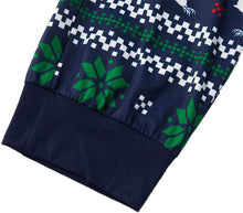Carica l'immagine nel visualizzatore di Gallery, chaochao Pigiama 2 Pezzi Natale Genitori e Bambini allo Stesso Modo Camicia Invernale Maniche Lunghe Stampa Alci Pantaloni Lunghi delle Nevi per Famiglie Inverno Natale