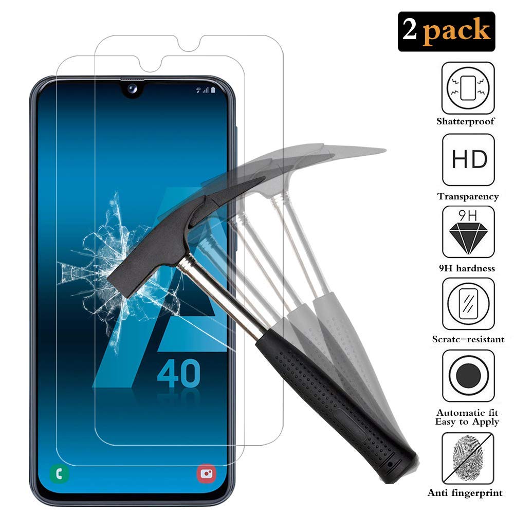 ANEWSIR Vetro Temperato Pellicola Protettiva per Samsung Galaxy A40, Vetro... - Ilgrandebazar