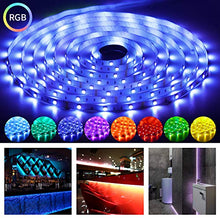 Carica l&#39;immagine nel visualizzatore di Gallery, OUSFOT LED Striscia 5M RGB 150 LED, Strisce 5050 per Esterni Interno,... - Ilgrandebazar