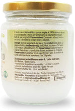 Carica l'immagine nel visualizzatore di Gallery, Olio di Cocco Biologico Extra Vergine 200 ml. Crudo e Spremuto a Freddo. 100% Organico, Naturale e Puro. Bio Nativo e non Raffinato. Paese di Origine Sri Lanka. NATURALEBIO