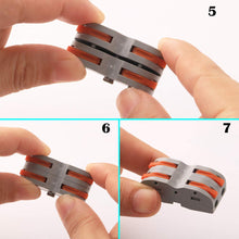Carica l&#39;immagine nel visualizzatore di Gallery, WPERSUVV Compact Connettore, Morsettiera a Barra di Pressione Bilaterale,...