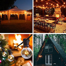 Carica l'immagine nel visualizzatore di Gallery, Catena Luminosa Esterno, TOGAVE 11M Catena Luci Esterni con 30+5 G40 Lampadina Ghirlanda Luci IP44 Impermeabile Filo Lampadine Esterno Decorazione per Giardino,Matrimonio,Festa - Bianco Caldo