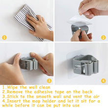 Carica l'immagine nel visualizzatore di Gallery, BESTZY 6PCS Multifunzione Mop Scopa Titolare Holder Organizer Portascopa da...