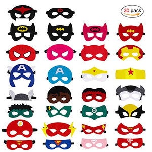 QH-Shop Maschere di Supereroi, Feltro supereroi