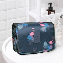 Carica l'immagine nel visualizzatore di Gallery, Beauty Case da Viaggio, YumSur Appeso Toiletry Organizer Travel trousse per donne e uomini - perfetto per viaggio/all'aperto Fenicottero Della Marina