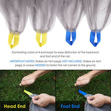 Carica l&#39;immagine nel visualizzatore di Gallery, Dimples Excel Mosquito - Rete per letto singolo da campeggio, 250 Grigio.