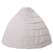 Carica l&#39;immagine nel visualizzatore di Gallery, BEAUTELICATE Sottogonna Petticoat Donna Gonna Lunga 6 Cerchio Crinolina... - Ilgrandebazar