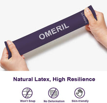 Carica l&#39;immagine nel visualizzatore di Gallery, OMERIL Elastici Fitness (Set di 5), Bande di Resistenza Fitness con 5 Livelli di Resistenza, Fasce Elastiche Fitness per Crossfit, Yoga, Pilates, Squats, Lunges, Stretching, Allenamento di Forza